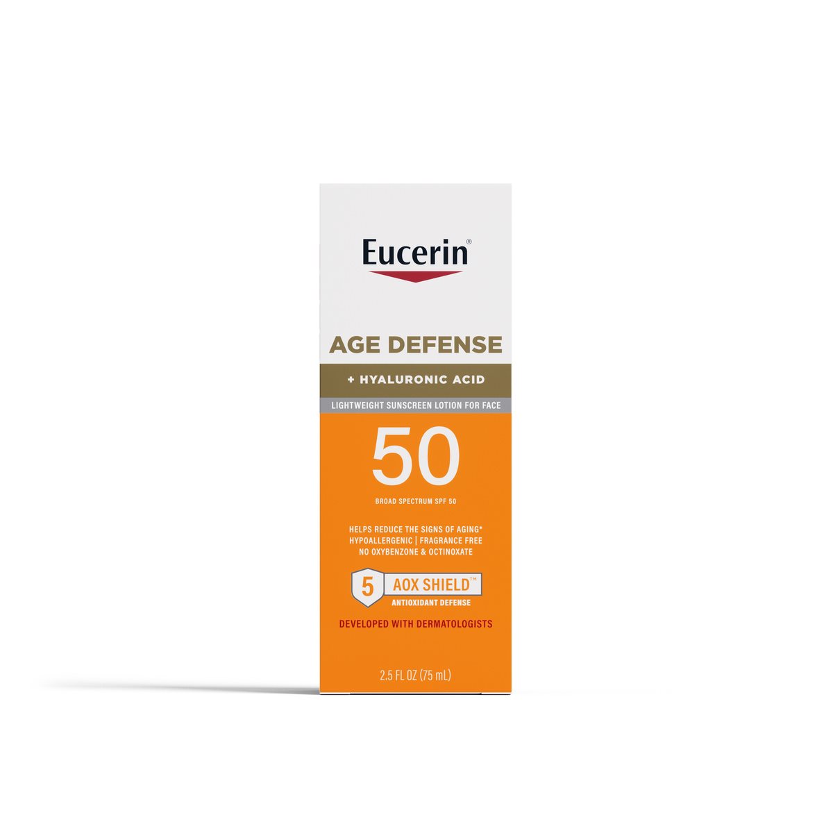 Age Defense Face Sunscreen Lotion SPF 50 Eucerin Sun